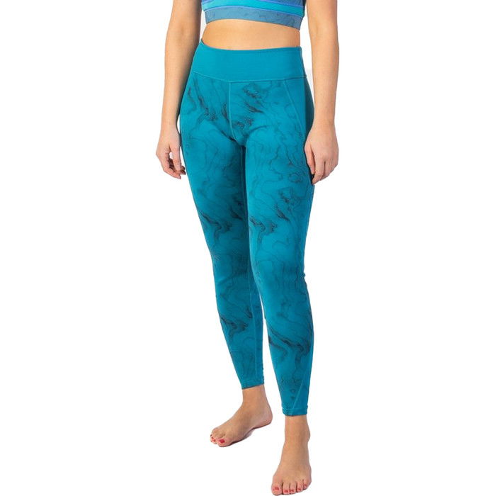 2024 Gul Frauen Luna7 Sup Leggings La8301-c1 - Marbel / Teal